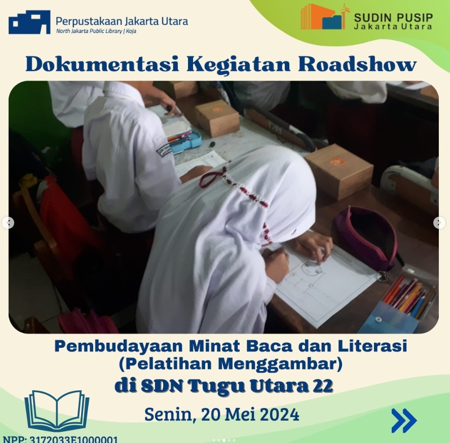 Roadshow Workshop Membaca Bersama Suku Dinas Perpustakaan Dan Kearsipan Kota Administrasi Jakarta Utara